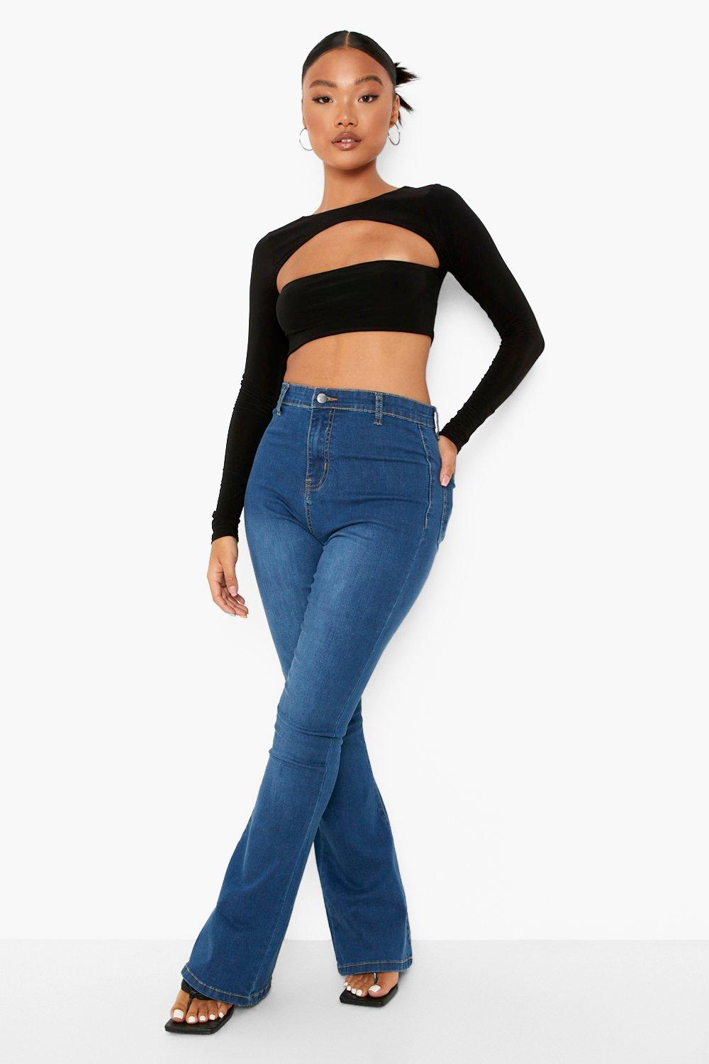 petite bell bottoms jeans